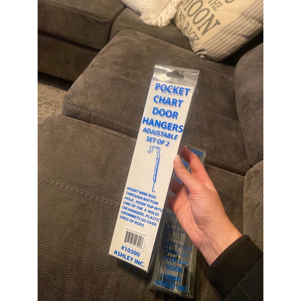 Pocket chart door hangers